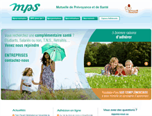 Tablet Screenshot of mutuelle-prevoyance-salaries.fr